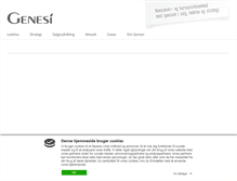 Tablet Screenshot of genesi.dk